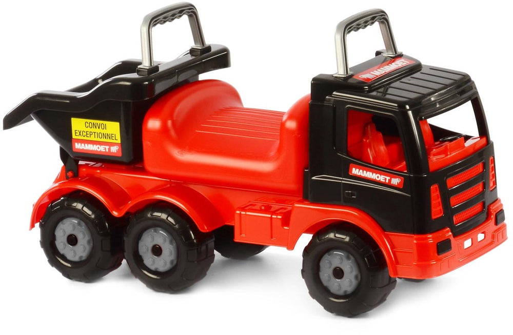 Mammoet speelgoed cavallino mammoet kiepwagen rijd op