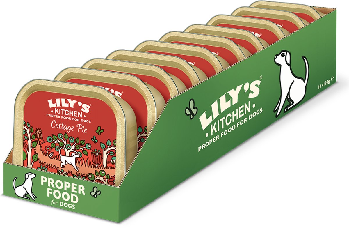 Lily's kitchen - hondenvoer - natvoer - cottage pie - 10 x 150 g