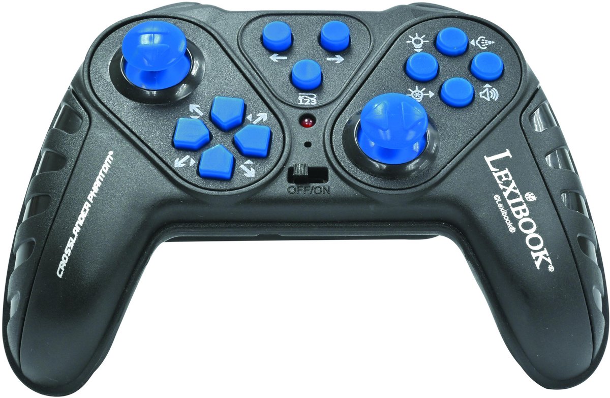 Lexibook crosslander® phantom - oplaadbare en programmable radio-controlled car met verlichting, sounds en smoking effecten