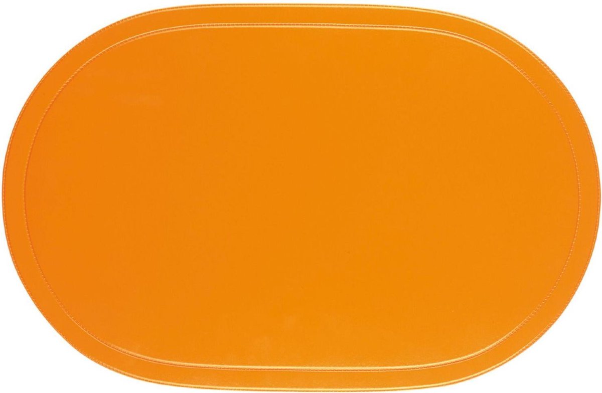 Westmark set van 4 placemats, 45,5 x 29 cm, vinyl, oranje, saleen-collectie: fun