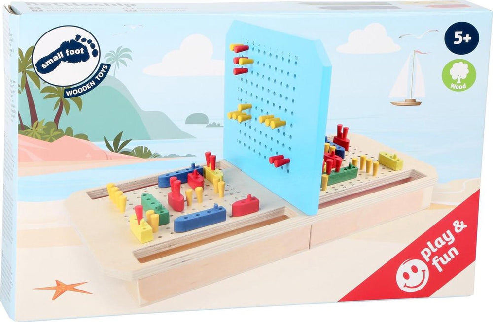 Small foot - Wooden battleship strategy game