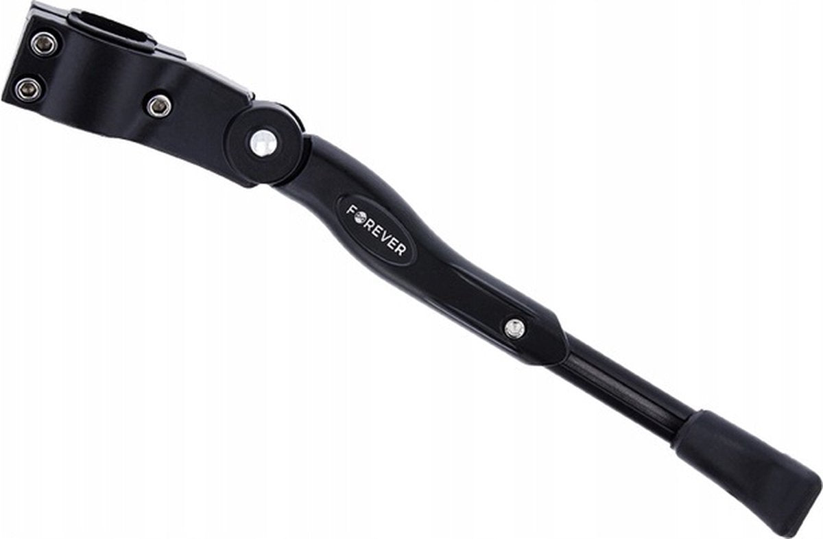 Forever zijstandaard fiets inklapbaar - 24 tot 29 inch - aluminium - zwart