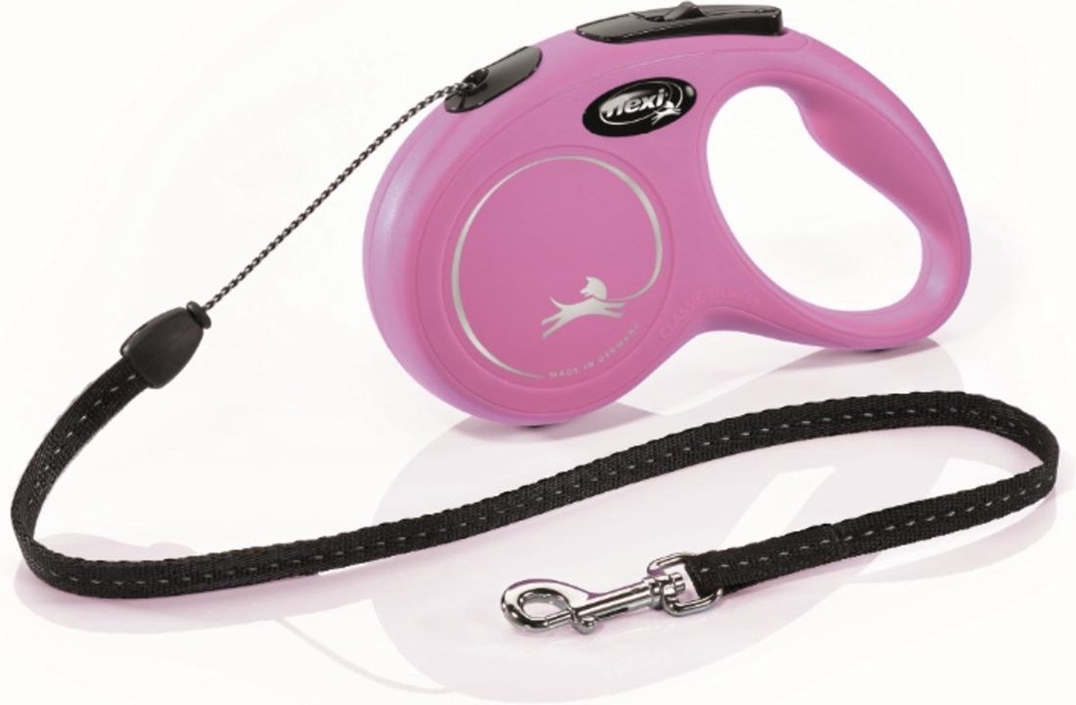 Flexi Rollijn koord roze