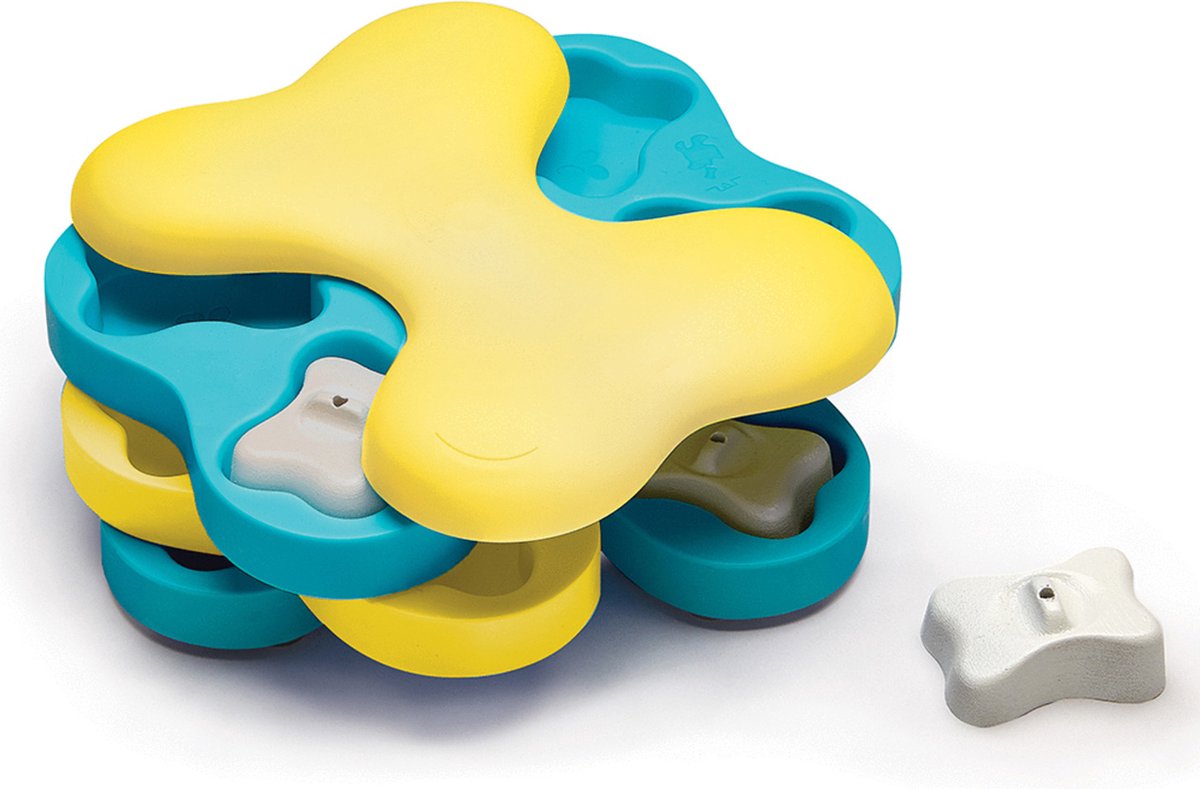 Nina ottosson hond tornado turquoise geel