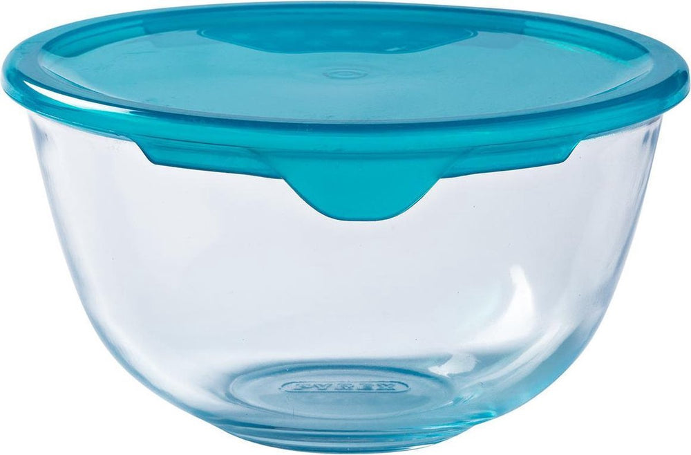 Pyrex - cook enjoy mengkom met deksel 700 ml - transparant - borosilicaatglas - polypropyleen