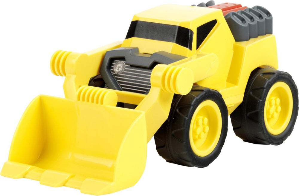 Klein toys power graafmachine - 22,5x11,5x12,5 cm - schaal 1:24 - geel zwart