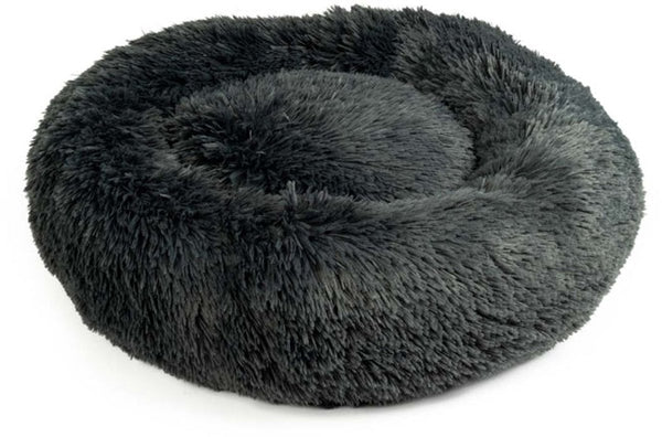 Duvo plus snug - donut bed - donkergrijs - l - 80x80x17cm - wasbaar