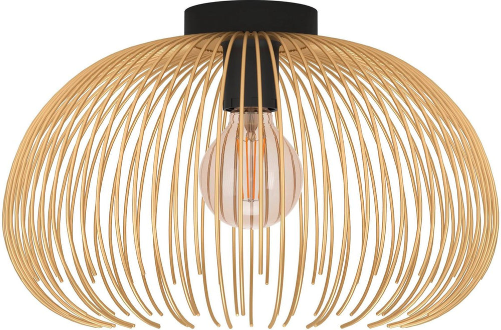 Eglo venezuela plafondlamp - e27 - ø 38,5 cm - goud zwart