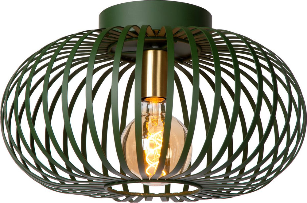 Lucide manuela - plafonnière (plafondlamp) - ø 39,5 cm - 1xe27 - groen