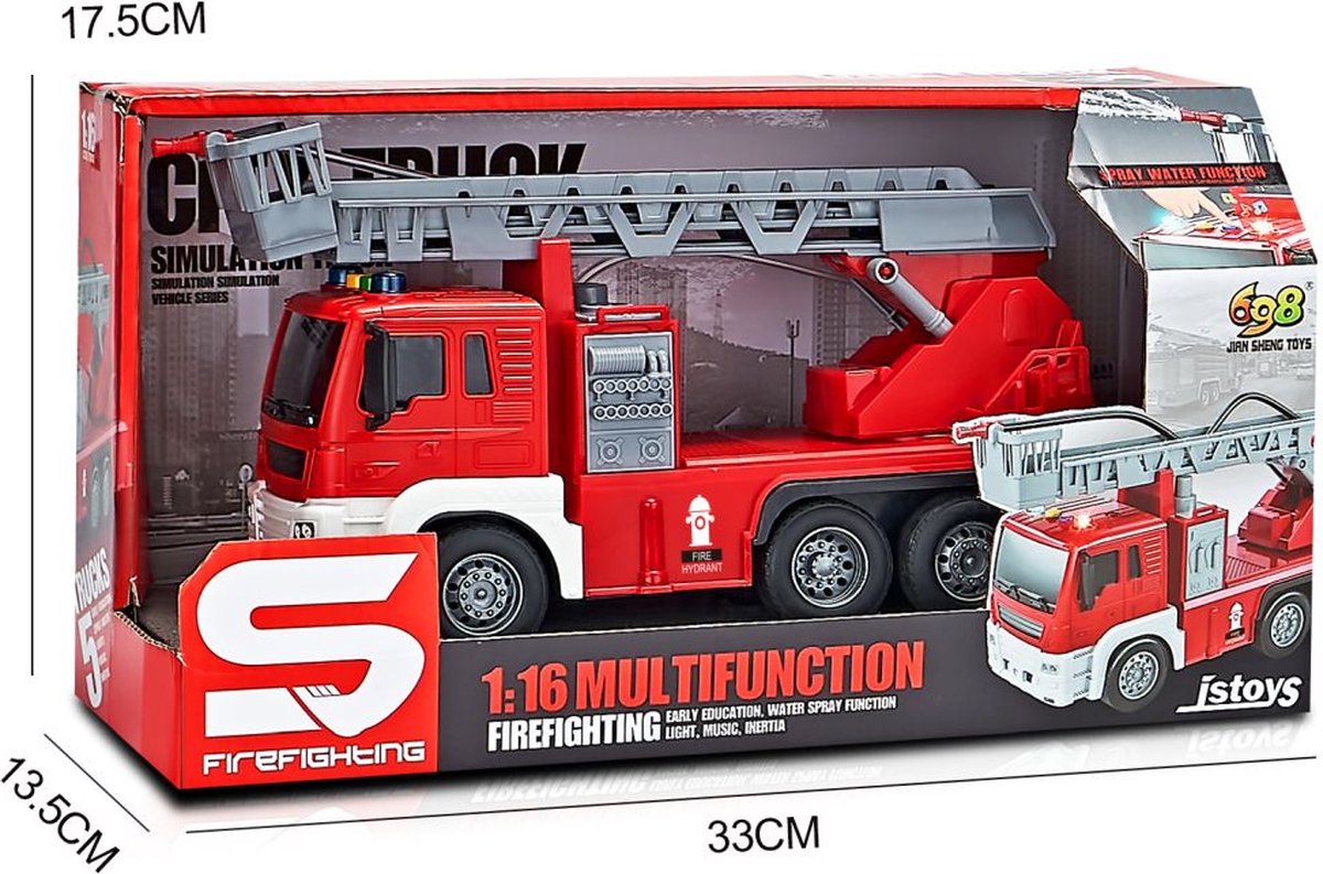 Amuuso 1 16 brandweerwagen.