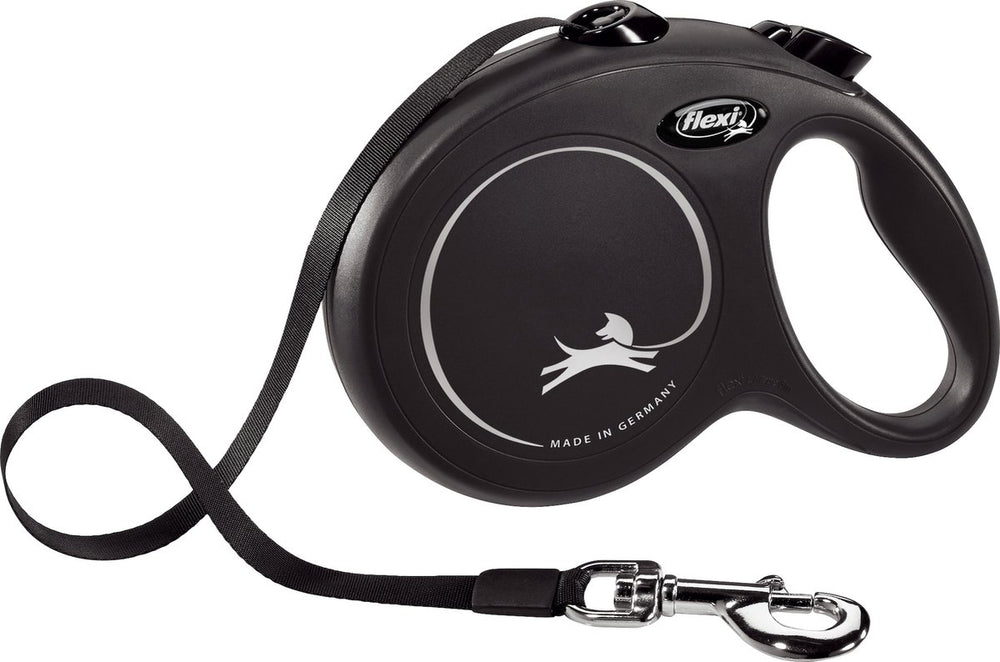 Flexi rollijn classic tape zwart