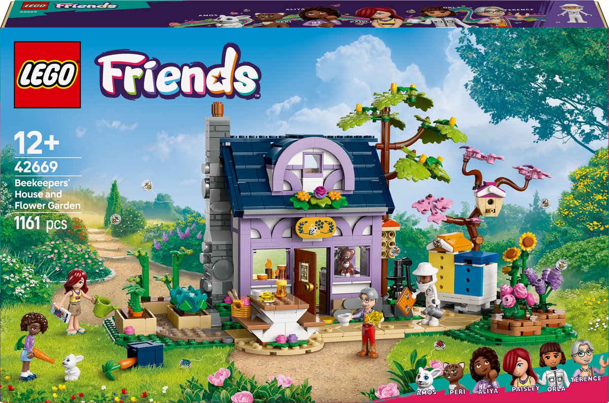 Lego Friends 42669 imkershuis en bloementuin
