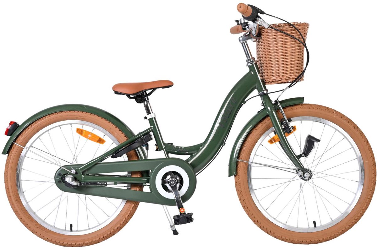 Volare ashley kinderfiets - meisjes - 20 inch - groen - nexus 3
