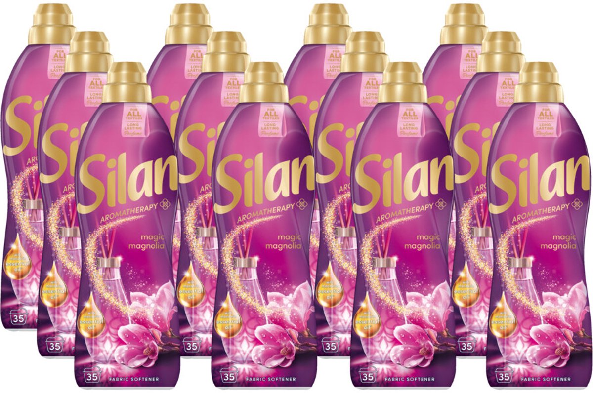 Silan wasverzachter - aroma therapy - magic magnoglia 770ml - 12 x 35 wasbeurten - voordeelverpakking