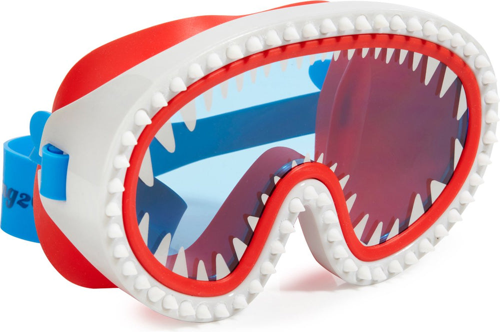 Bling2o zwemmasker kinderen - shark attack - duikmasker - anti-fog - uv-protect - multicolor