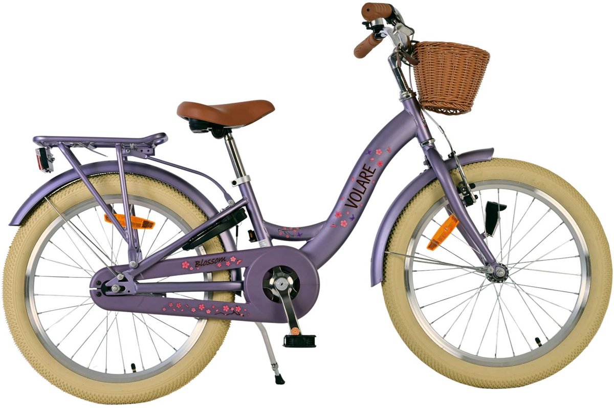 Volare blossom kinderfiets - meisjes - 20 inch - paars