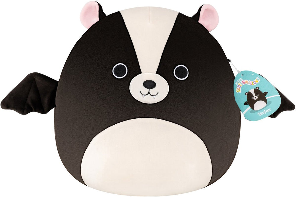 Squishmallows - medium plush 30cm skyler - black skunk bat