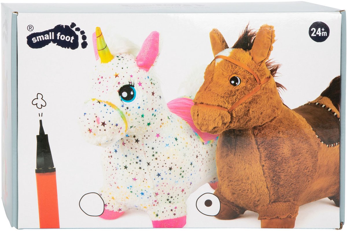 Kleine voet - skippypaard paard pluche