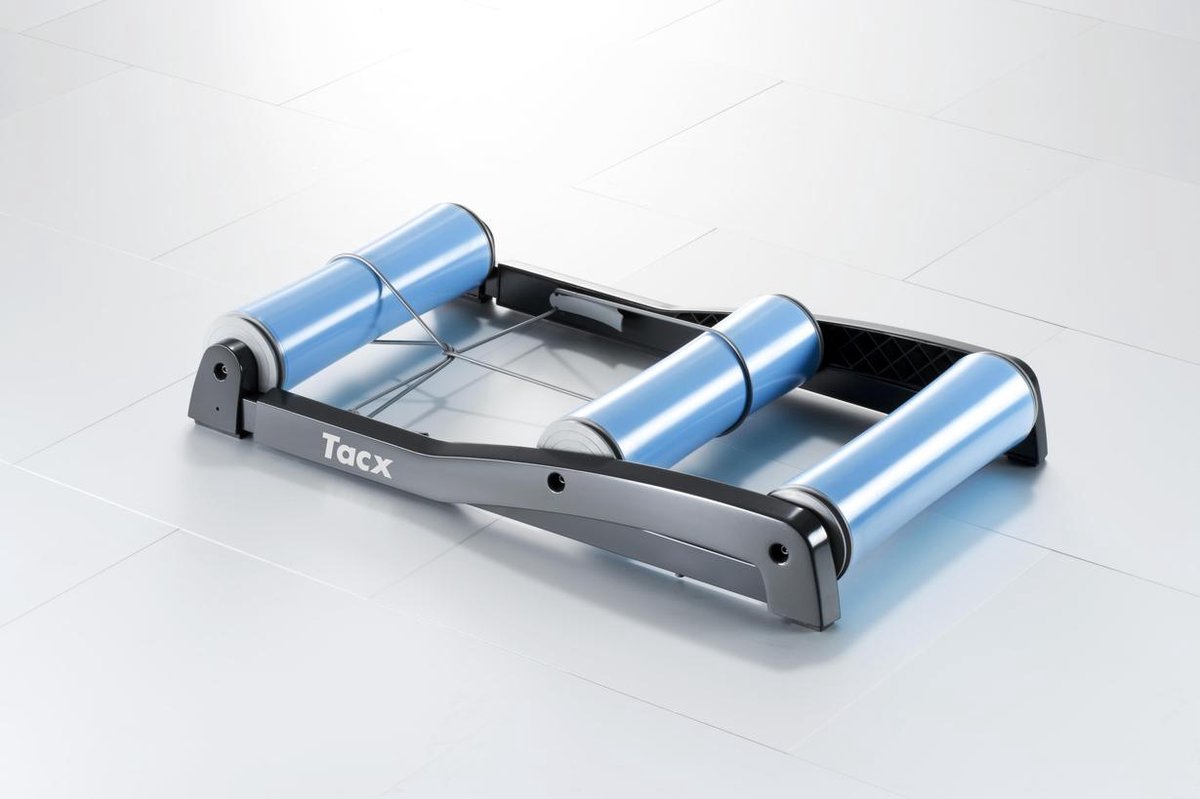 Tacx t1000 antares fietstrainer - rollenbank - zwart blauw