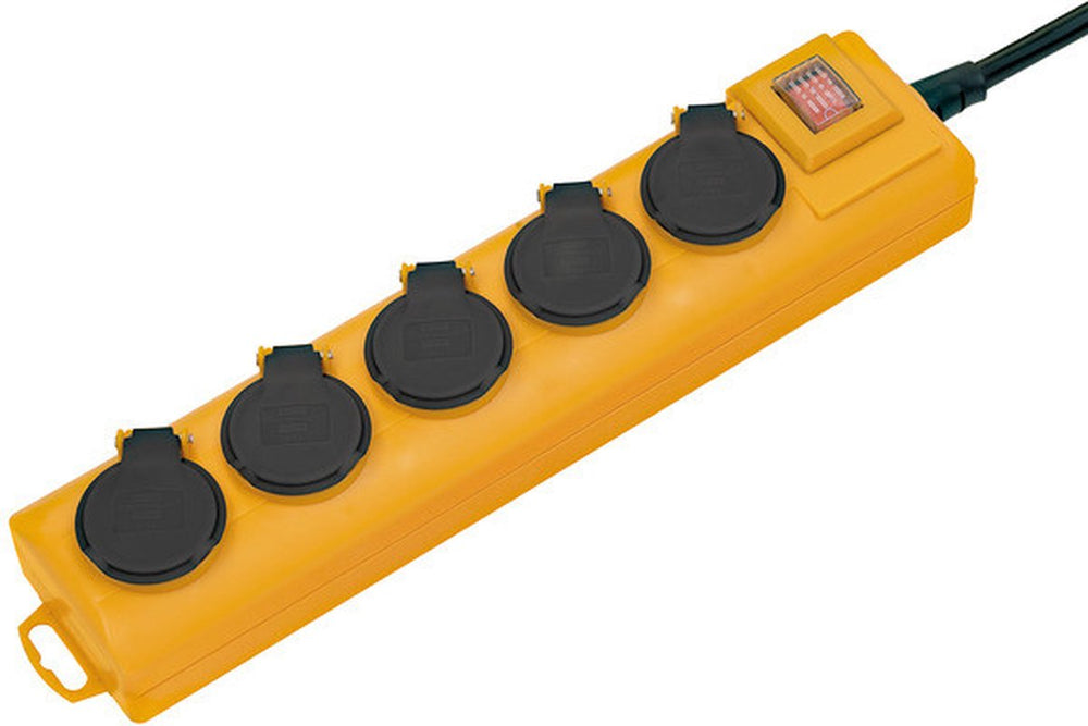 Brennenstuhl super-solid ip54 tafelcontactdozenblok 5-voudig 2m h07rn-f 3g2,5 *fr*