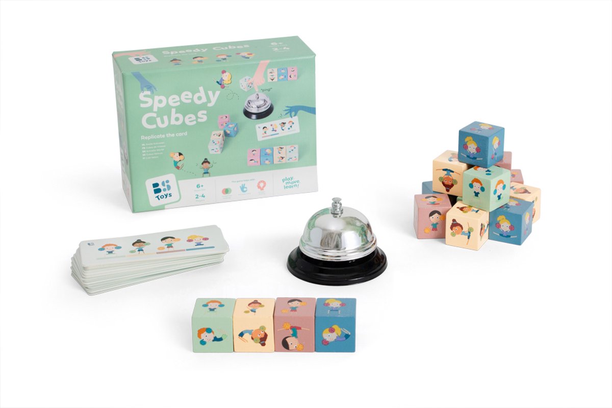 Bs toys speedy cubes kinderspel