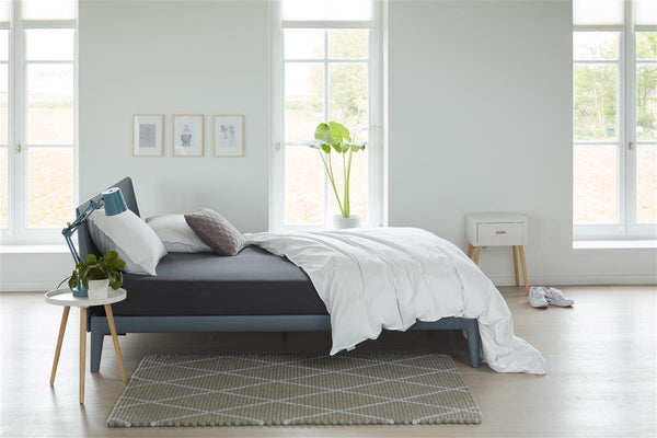 Beddinghouse - jersey - topper hoeslaken - 200x220 cm - antraciet