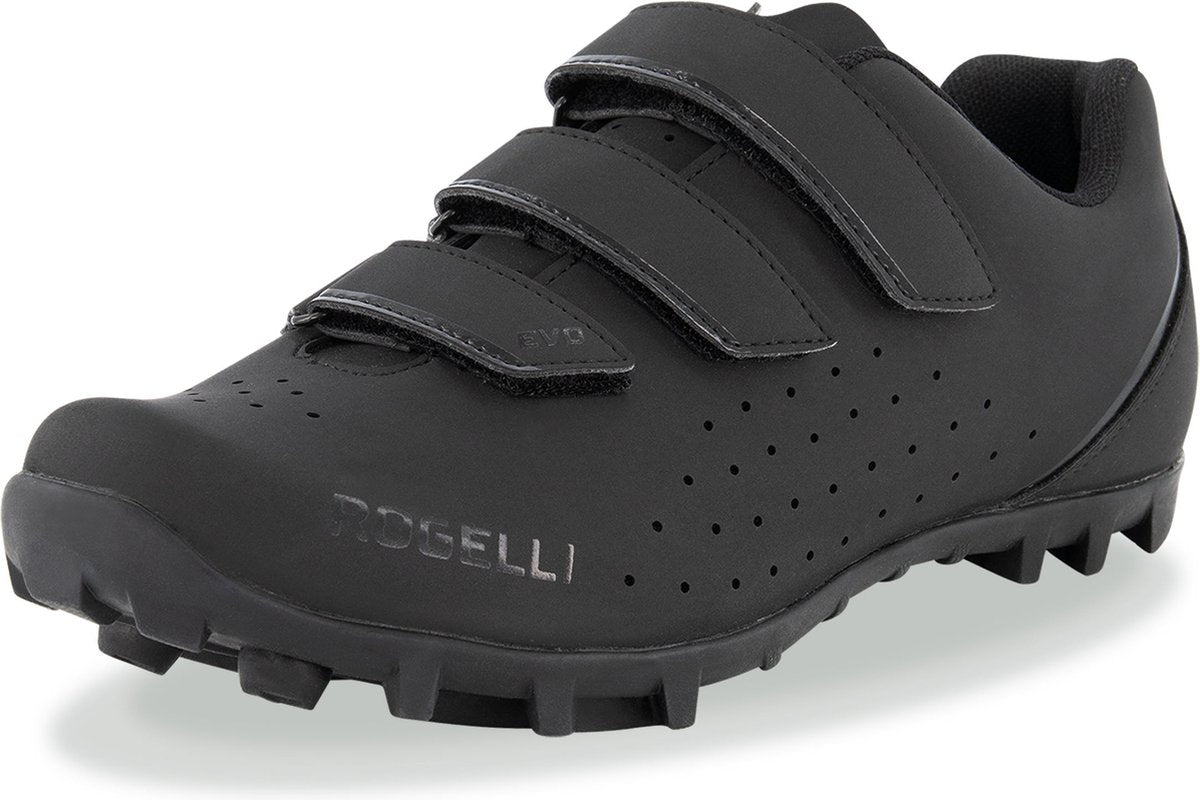 Rogelli ab-650 mtb schoenen heren en dames - fietsschoenen mountainbike - zwart - maat 40