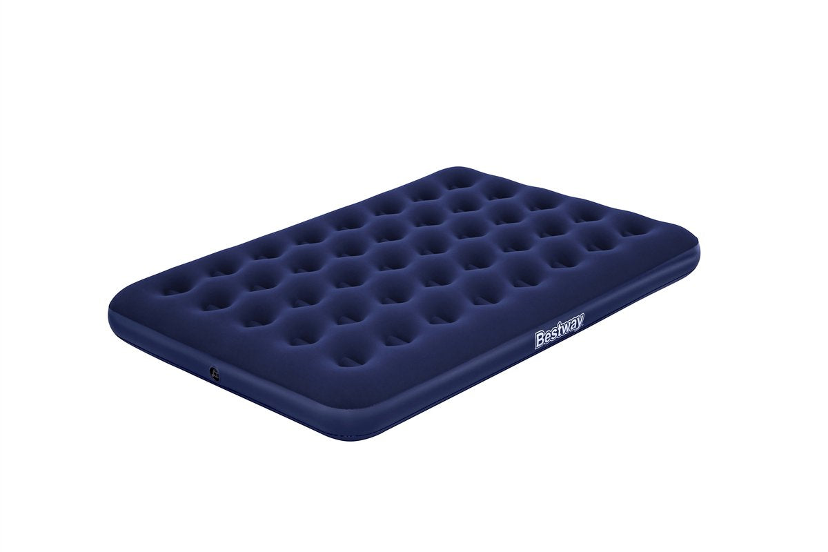 Gevlokt 22 Vol Luchtbed 191 x 137 cm Blauw