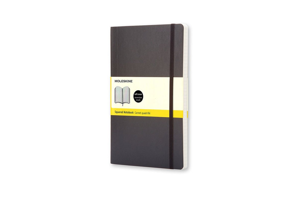 Moleskine classic notitieboek - pocket - softcover - geruit - zwart