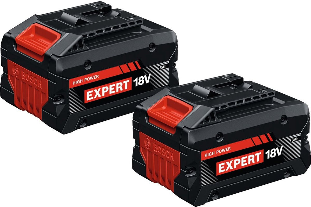Bosch professional exba 18v-80 2 expert accu duopack 8.0ah - 1600a0373d