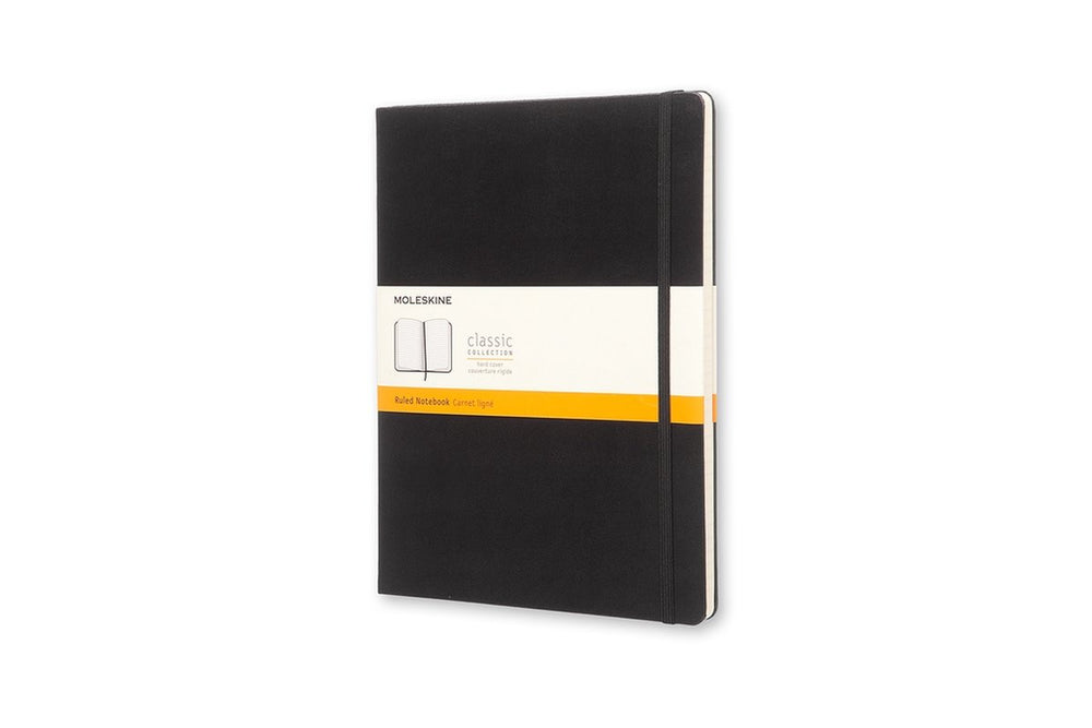 Moleskine classic notitieboek - extra large - hardcover - gelinieerd - zwart