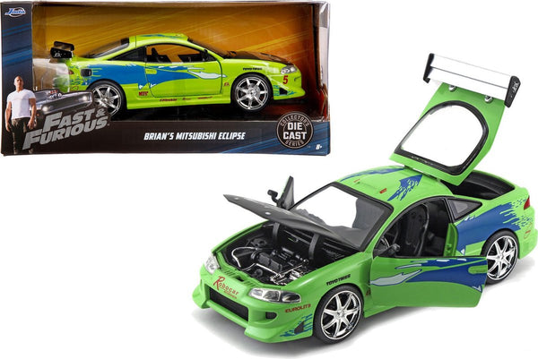 Jada toys - fast furious 1995 mitsubishi 1:24 - die-cast - vanaf 8 jaar - speelgoedvoertuig