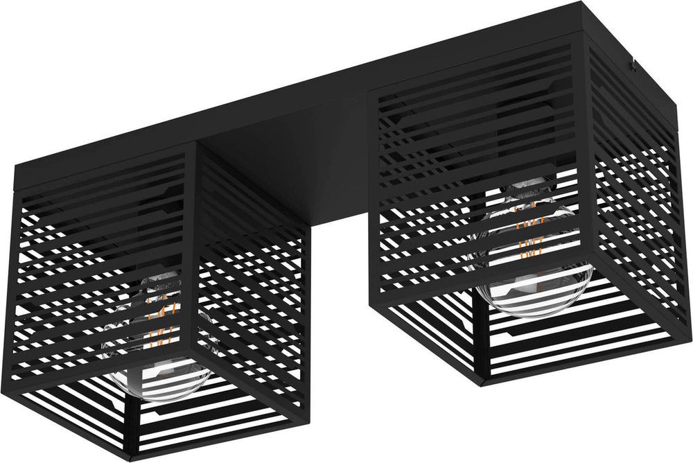 Eglo piedritas plafondlamp - e27 - 51,5 cm - zwart