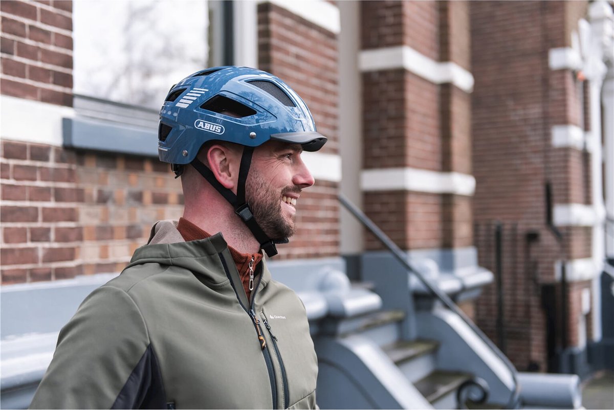 Abus helm hyban 2.0 led signaalgletsjer l 56-61cm