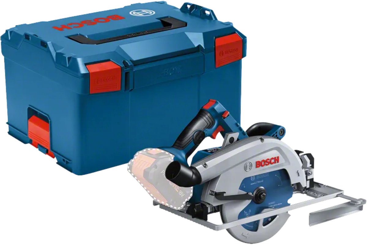 Bosch professional pro gks 18v-68 g accu cirkelzaag 190mm 18v basic body in l-boxx - 06016c9100