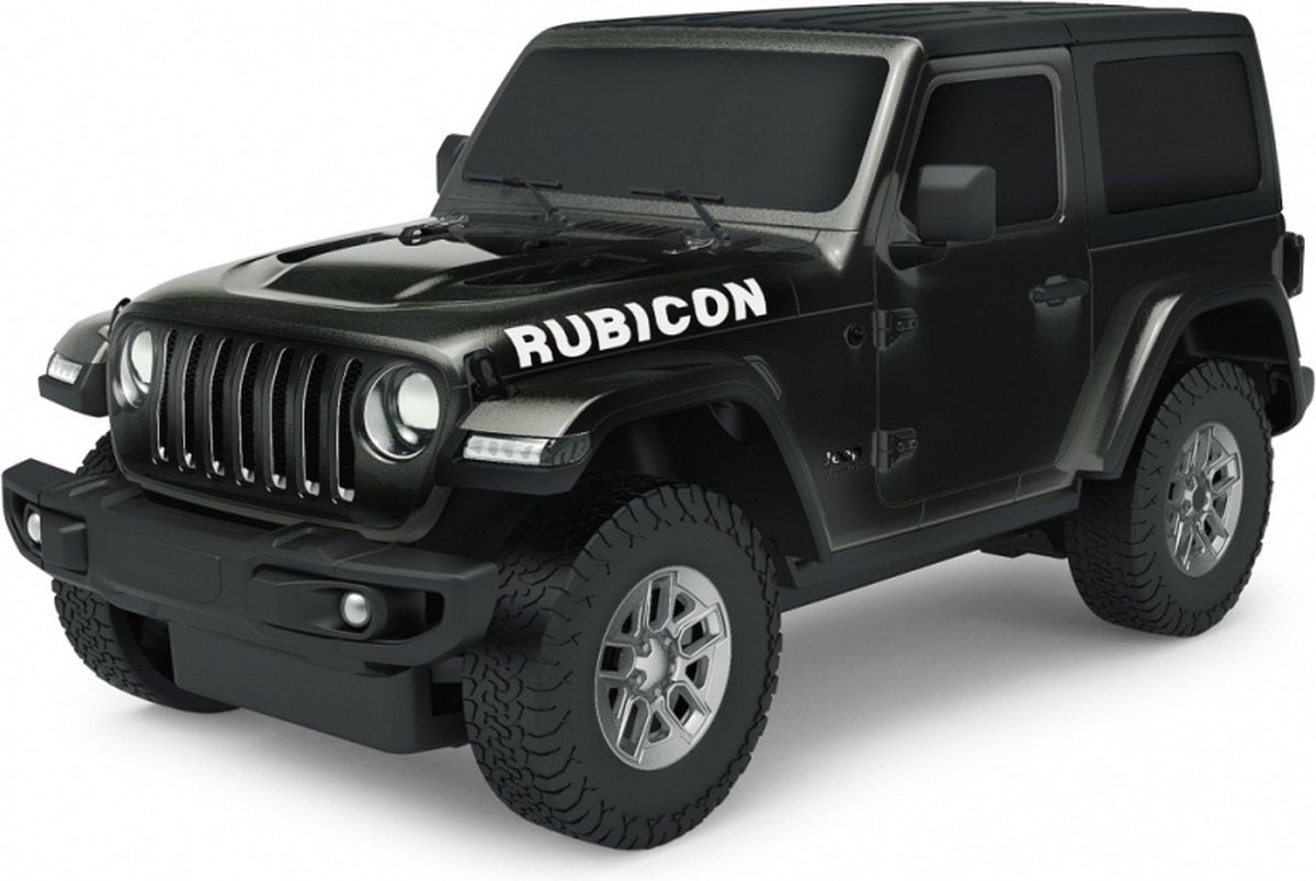 Rastar rc jeep wrangler jl jongens 27 mhz 1:24 zwart