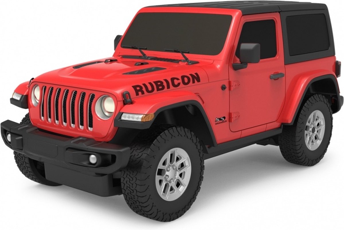 Rastar rc jeep wrangler jl jongens 27 mhz 1:24 rood