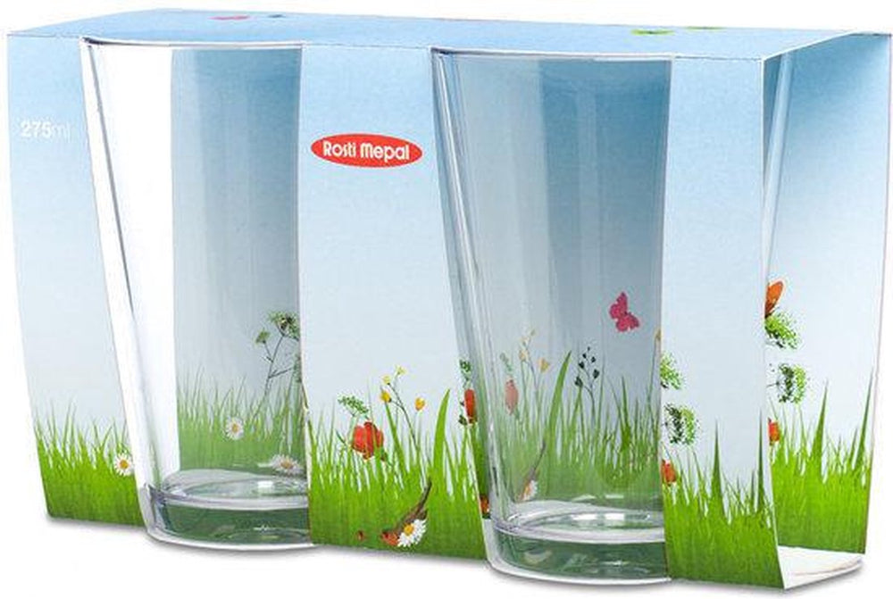 Mepal glas flow 275 ml - set van 2 stuks