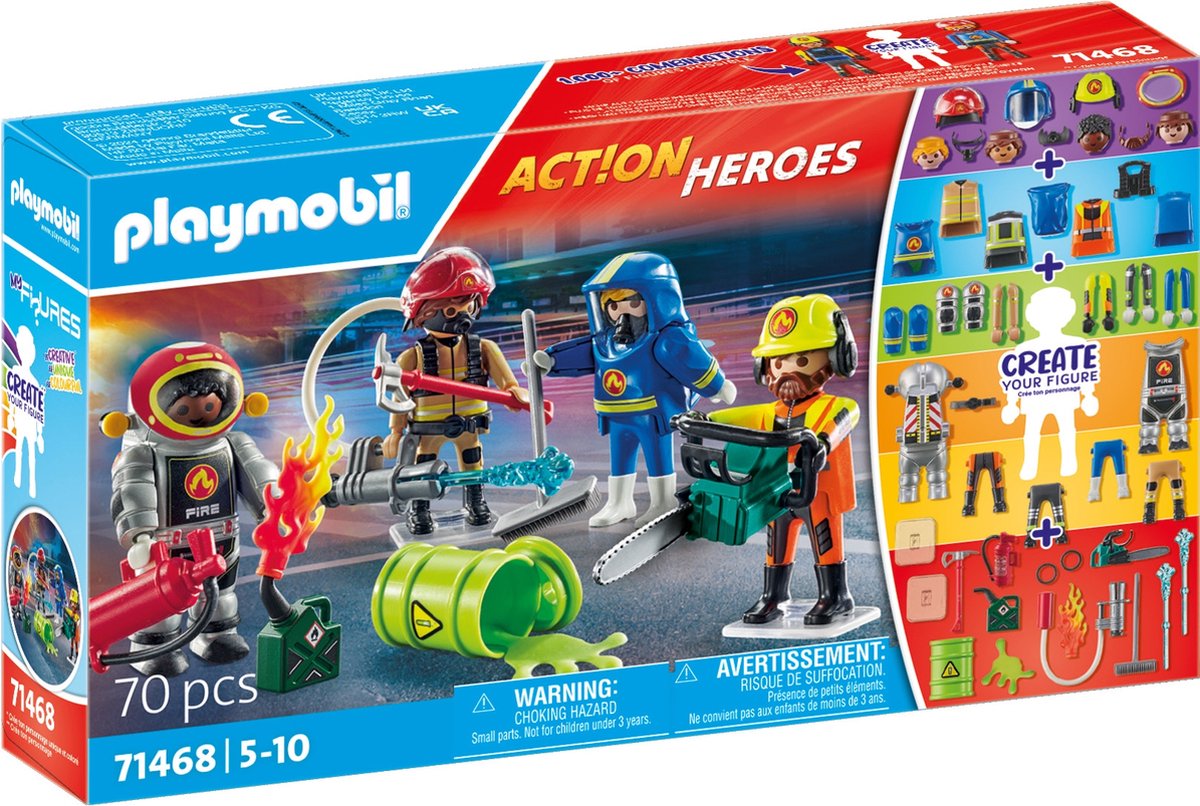 Playmobil action heroes my figures brandweer - 71469
