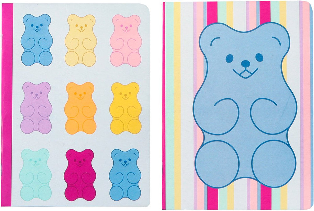 Kangaro schriften - b'log sweet candy - formaat a5 - met ruit 5mm - 2 stuks - met aarbeiengeur