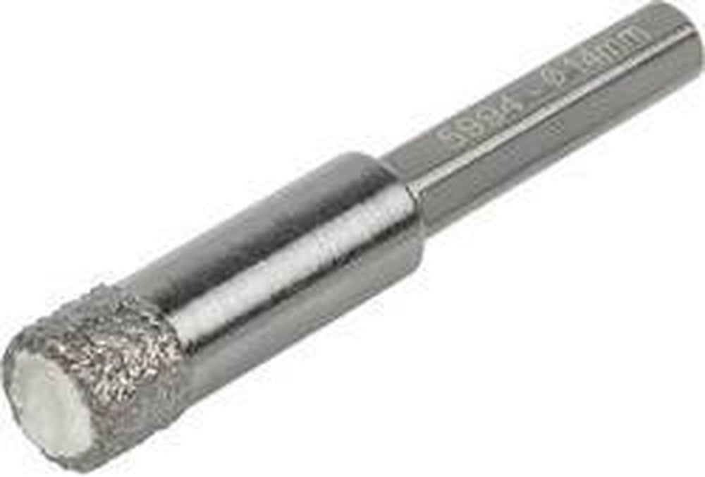 Wolfcraft - tegelboor 14mm - droogboor - diamant boor - zeskantschacht hex - ø 14 mm - 5994000