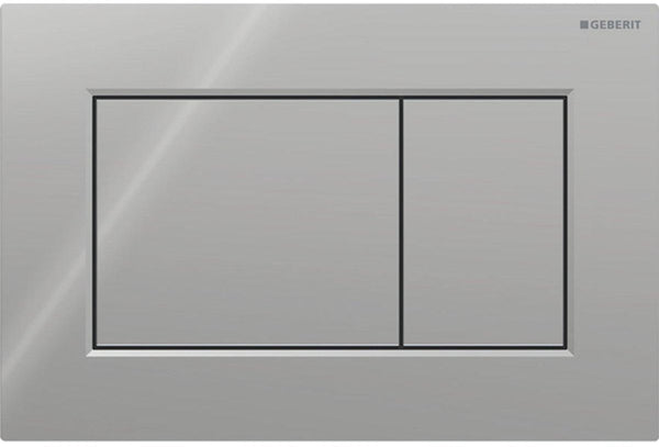 Geberit sigma01 bedieningsplaat - 2-toets spoeling - vierkant - glans chroom