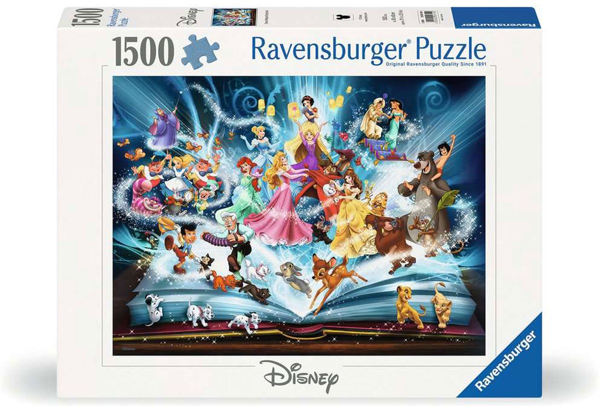 Ravensburger legpuzzel Disney's magische sprookjesboek, 1500e.