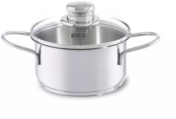 Fissler snacky kookpan met glasdeksel 12cm