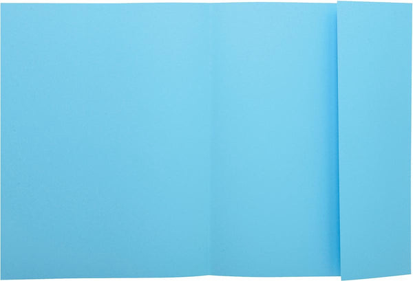 Exacompta super 160 pak van 100 mappen met 1 klep - 24x32cm - - lichtblauw - 348006e