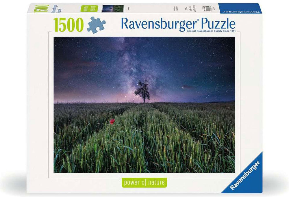 Ravensburger legpuzzel nachthim.uber dem kornfeld, 1500st.
