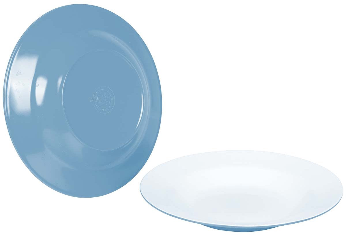 Bo-camp - diepbord - two-tone - melamine - 4 stuks - blauw