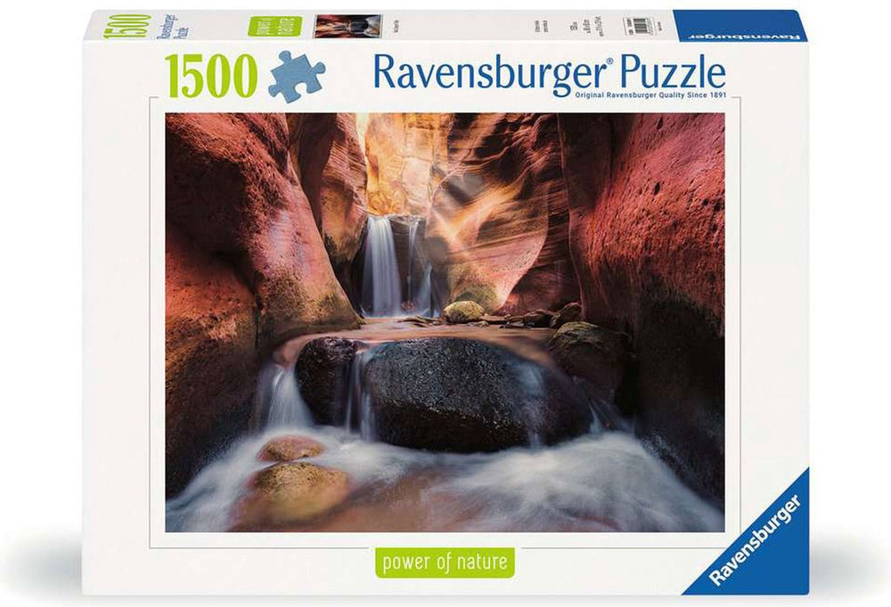 Ravensburger legpuzzel der wasserfall in de rode kloof, 1500e.