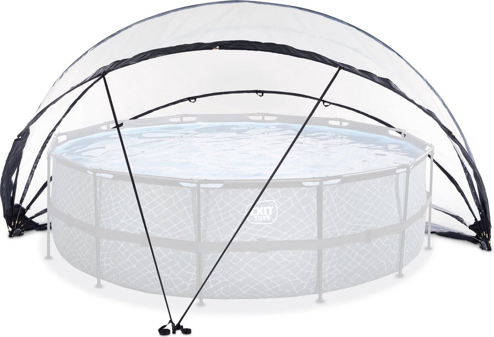 Exit toys exit zwembad overkapping eco ø550cm - zwembad dome - universeel - zwembad accessoire - weerbestendig