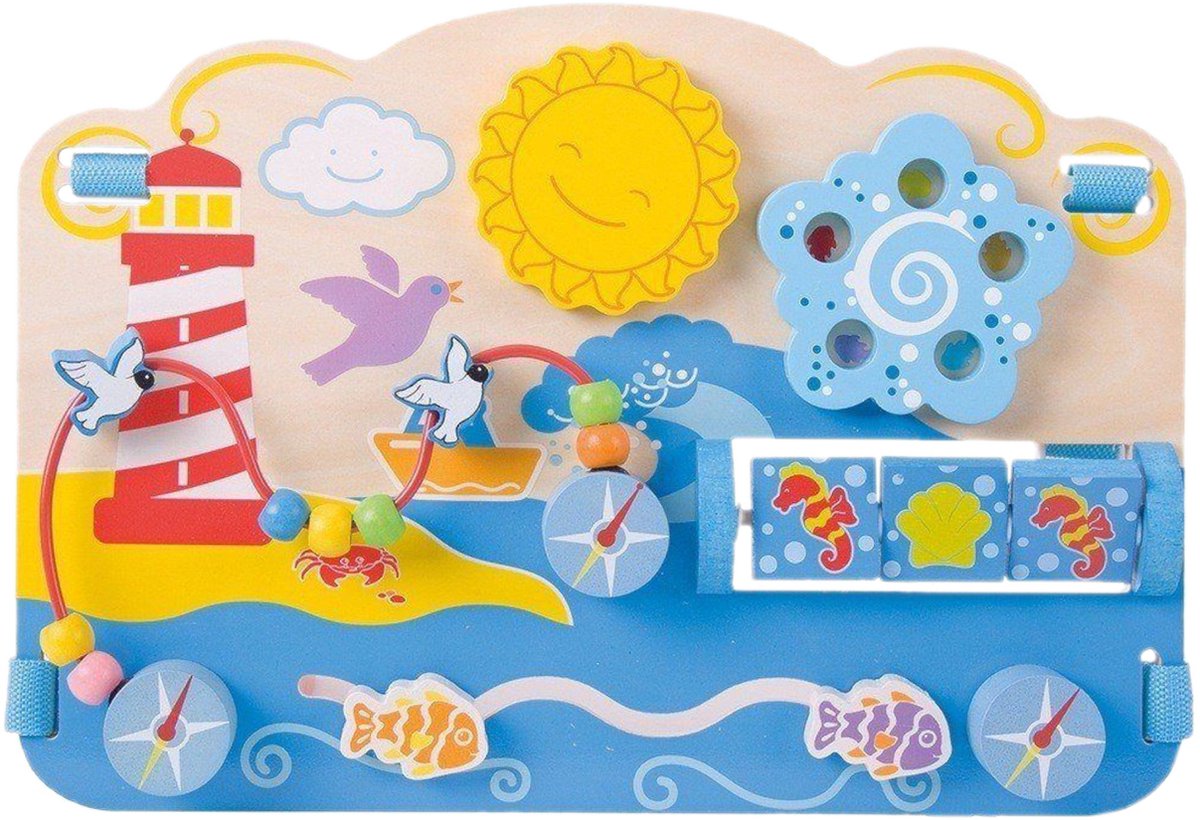 Bigjigs houten activiteitenpaneel - oceaan